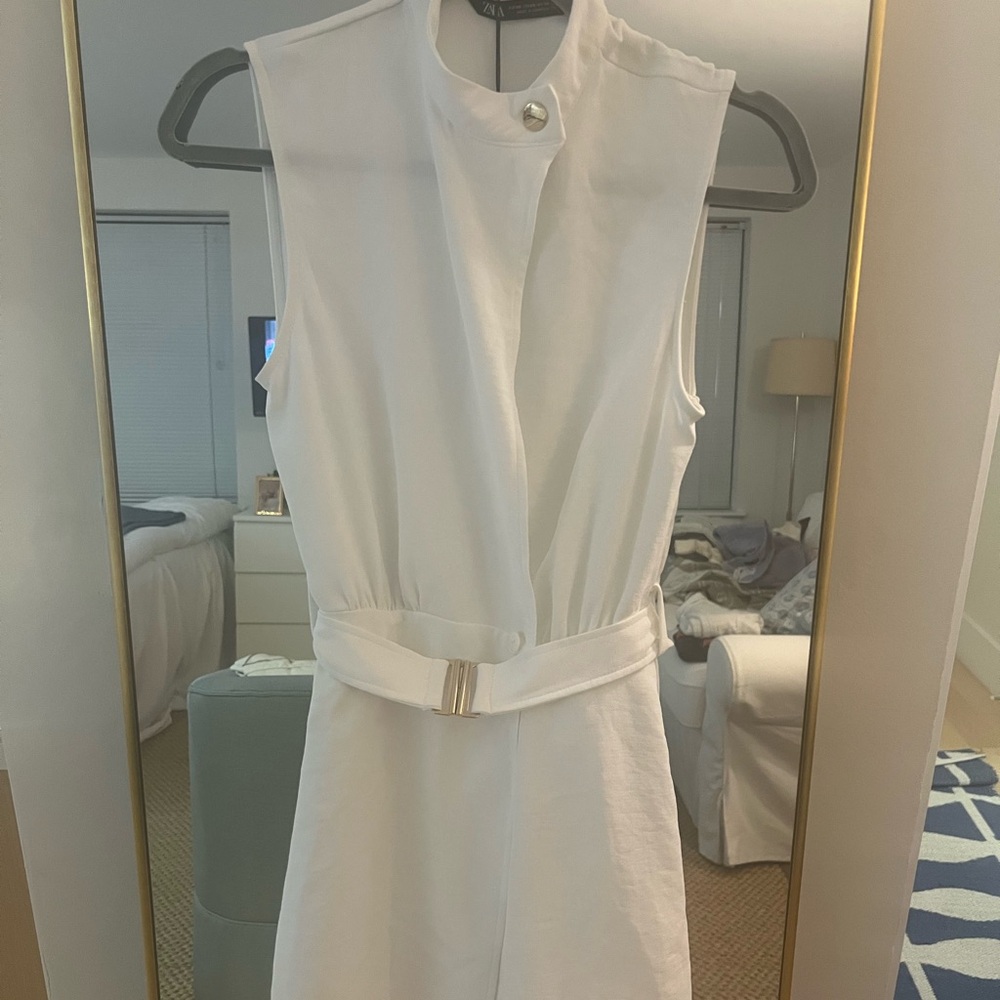 Zara NWT white romper
